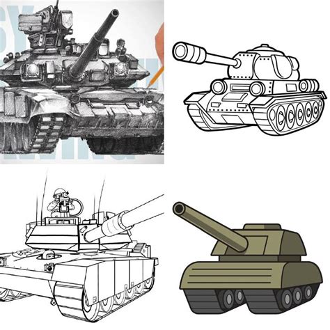 25 Easy Tank Drawing Ideas - How to Draw a Tank