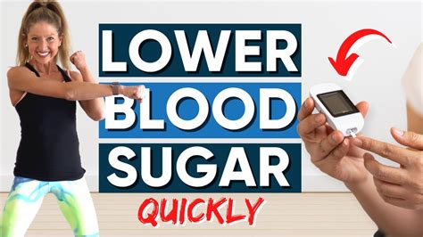 Exercise to Lower Blood Sugar Quickly | 5 Minute Routine - YouTube