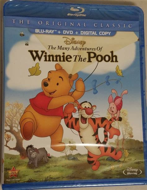 The Many Adventures of Winnie The Pooh Disney Blu-ray + DVD + Digital ...