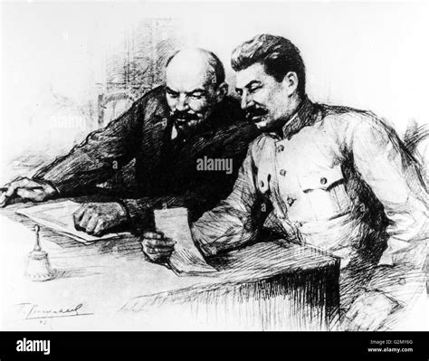 lenin and stalin Stock Photo - Alamy