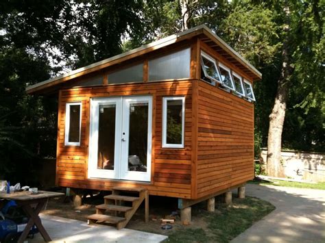 12x16 modern manshed | Contemporary sheds, Tiny house layout, Modern shed