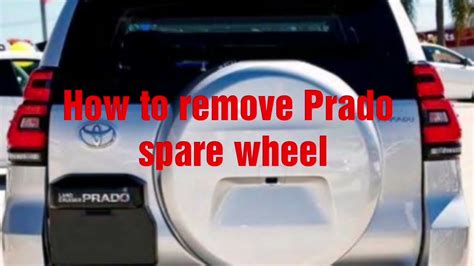 How to remove Prado spare wheel in under a minute/Tips on Prado spare ...