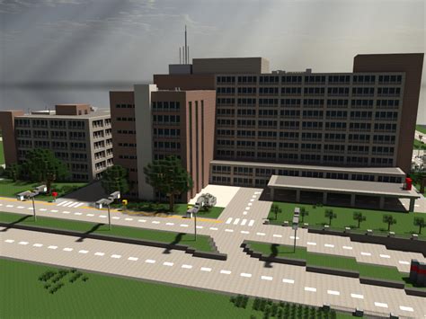 [Minecraft] Hospital by Yazur on deviantART | Minecraft city, Minecraft ...