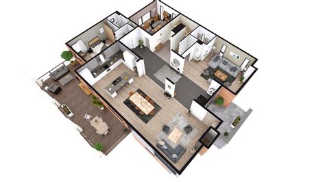 What is a Rendered Floor Plan | Cedreo