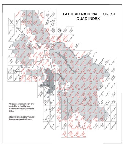 Flathead National Forest Trail Map - Charis Augustina