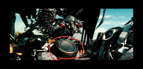 In Transformers 3, you can see Soundwave's speakers move as he speaks ...