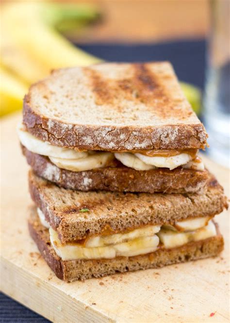 Healthy Peanut Butter and Banana Sandwich