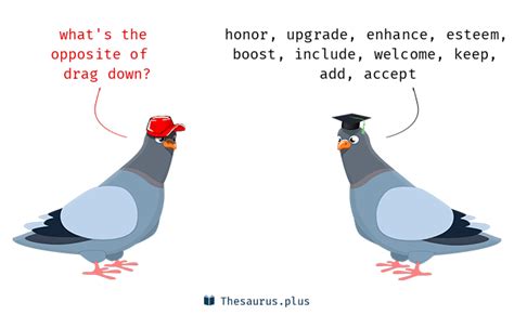 More 50 Drag down Antonyms. Full list of opposite words of drag down.