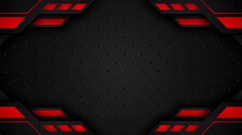 Free Vector | Black and red futuristic gaming background