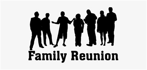 Reunion Silhouette Png - Family Reunion Silhouette Png - 501x312 PNG ...