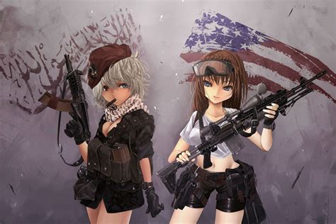 Badass Anime Girl Gun