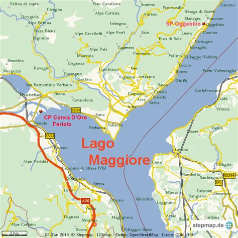 Karte Lago Maggiore