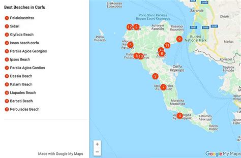 Corfu Perama beach Photos, Map Greeka