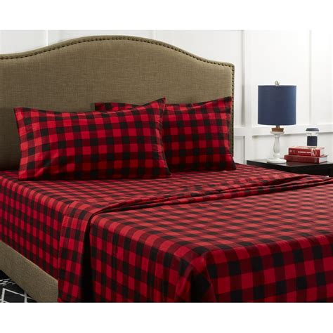 Mainstays Flannel Queen Sheet Set, 4 Piece - Walmart.com - Walmart.com