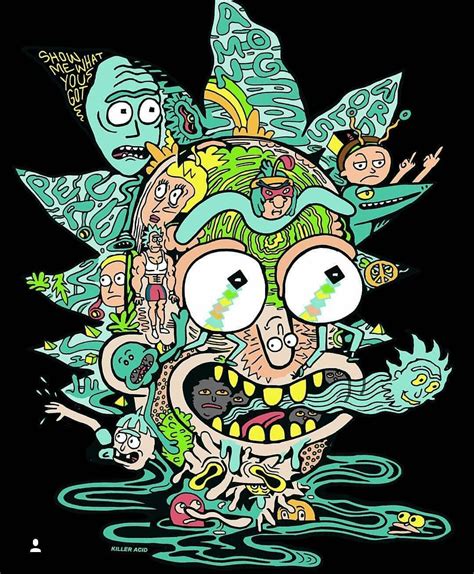 Rick And Morty Weed Wallpapers - Wallpaper Cave