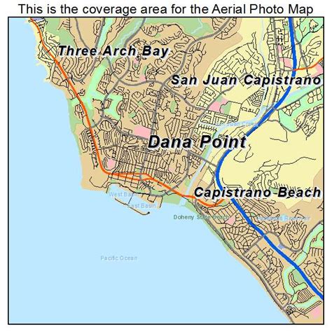 Aerial Photography Map of Dana Point, CA California