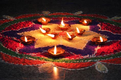 Diwali Diya Rangoli