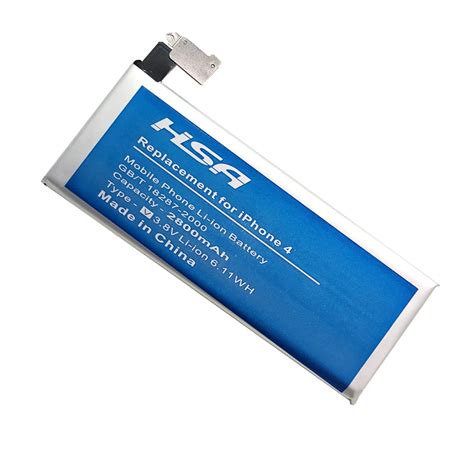 2800mAh Replacement Li ion Batteries for apple iPhone 4 battery 4G ...