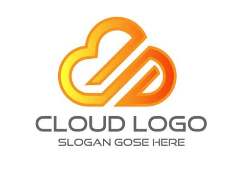 Cloud logo design ideas vector file format free download - LogoDee Logo ...