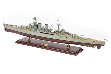 HMS Hood Battleship Model Wooden Warship Models Royal Navy - Etsy