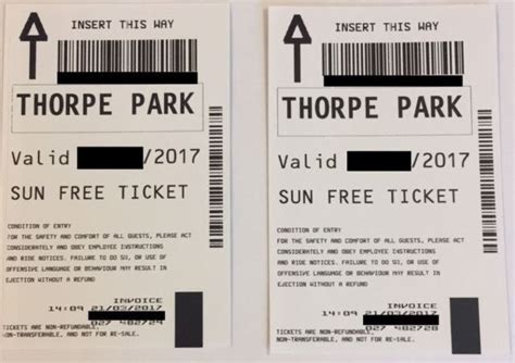 *FRIGHT NIGHT* 2x tickets to Thorpe Park for Sunday 1st October (10am ...