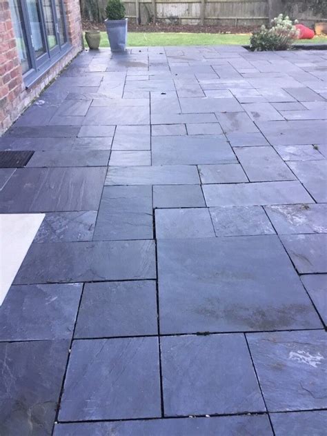 Dark grey slate patio slabs | in Kings Worthy, Hampshire | Gumtree