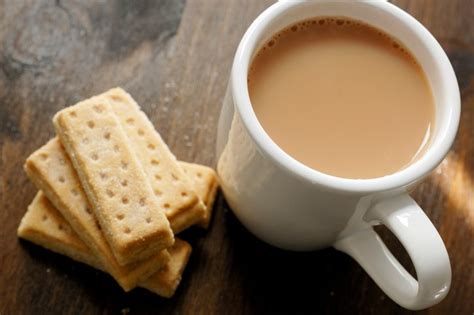 Mug of tea with Shortbread biscuits. - Friends of the Elderly