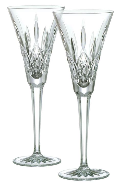 Waterford 'Lismore' Lead Crystal Champagne Flutes (Set of 2) | Nordstrom