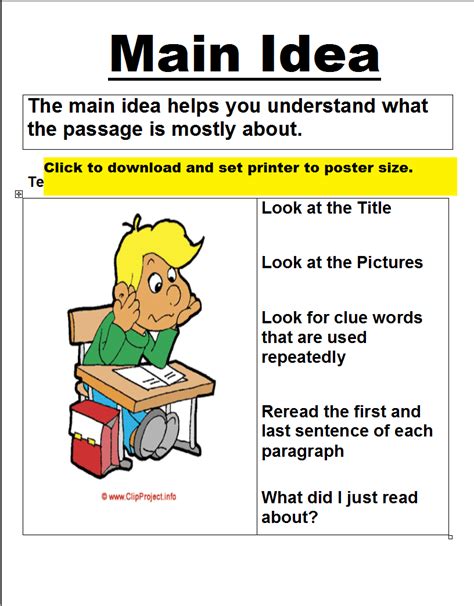 Main Idea Worksheets For Grade 2 Pdf - Dorothy Jame's Reading Worksheets