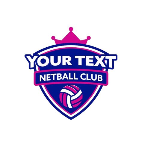 Premium Vector | Netball vector logo template