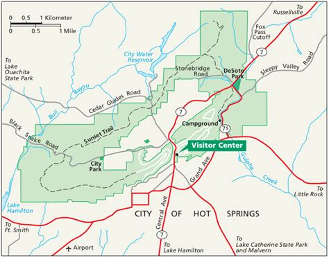 Hot Springs Maps | NPMaps.com - just free maps, period.