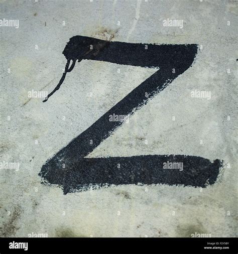 Z, the last letter in the alphabet Stock Photo - Alamy