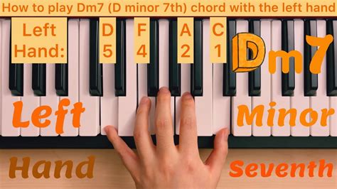 Dm7 Chord Piano