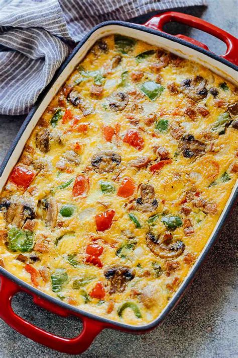 Western Omelet Casserole Recipe | Besto Blog