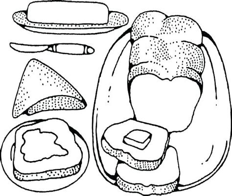 Slice Of Bread Coloring Pages at GetColorings.com | Free printable ...