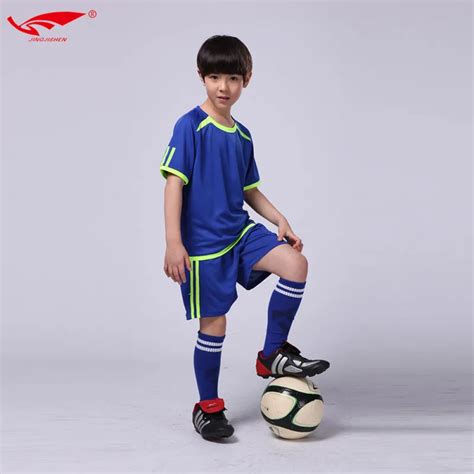 High quality soccer jersey kids custom soccer set boys football jerseys ...