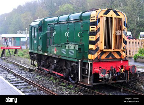 Diesel shunting engine British Rail Class 8 (D4167) at Okehampton Stock ...