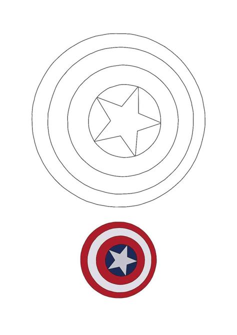 Captain America shield coloring pages - 2 Free Printable Coloring ...