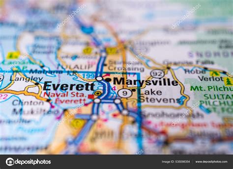 Everett Map Background Stock Photo by ©aallm 535098354