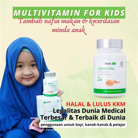 ZINC FOR KIDS - VITAMIN TAMBAH SELERA MAKAN KANAK KANAK - VITAMIN MINDA ...