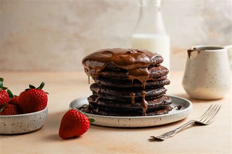 Chocolate Pancakes (With A Secret Ingredient) | Bigger Bolder Baking