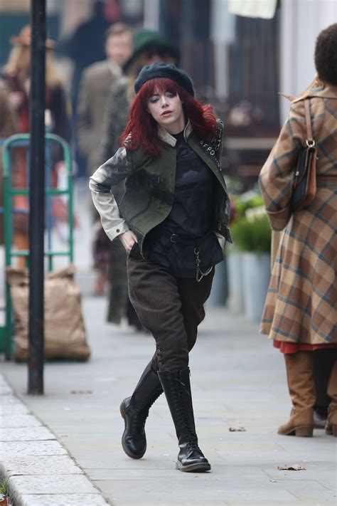 Emma Stone - "Cruella" Set in London 10/15/2019 • CelebMafia