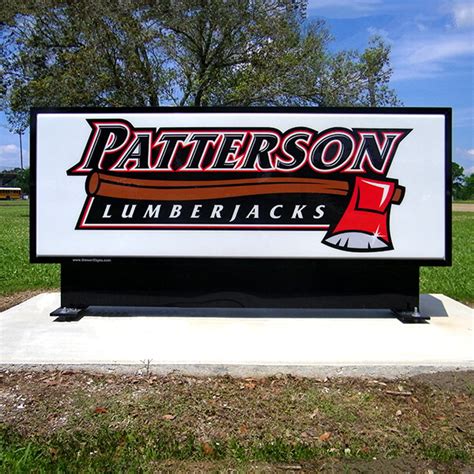 School Sign for Patterson Senior High School - Patterson, LA