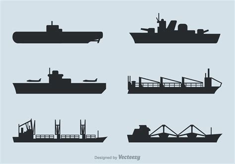 Navy Ship Silhouette Clip Art