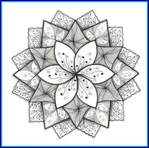 Simple Flower Pattern Drawing at PaintingValley.com | Explore ...