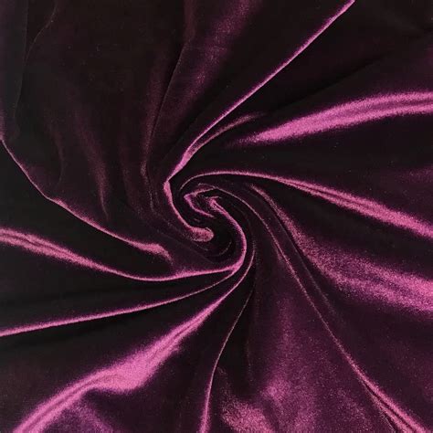 Velvet Stretch Fabric - Different Colors - Spandex Stretch Velvet Fabr ...