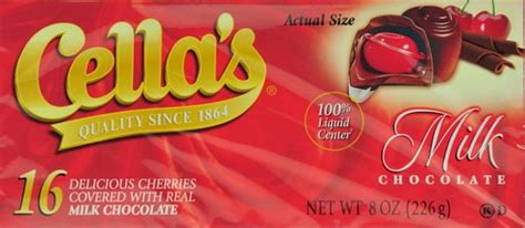 Cella's Chocolate Covered Cherries, 8 Oz - Walmart.com - Walmart.com