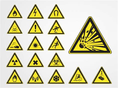 Hazard Symbols Vector Art & Graphics | freevector.com