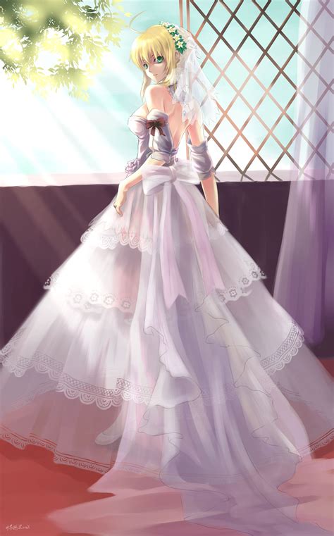 /Saber/#1279502 | Fullsize Image (2800x4500) - Zerochan | Anime wedding ...