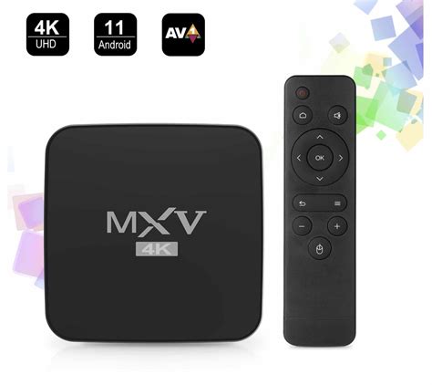 MXV 4K Budget Android 11 TV Box based on S905W2 SoC (AV1)